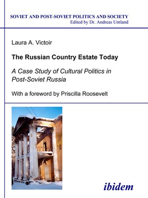 cover image of The Russian Country Estate Today